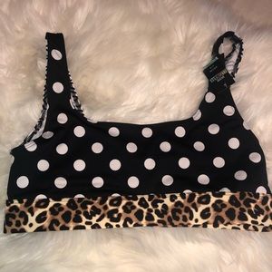 Pink Victoria’s secret cheetah sports bra